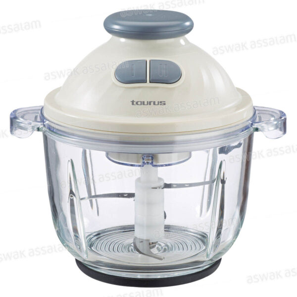 MINI HACHOIR BOL EN VERRE 2L 400W TOP GLASS TAURUS