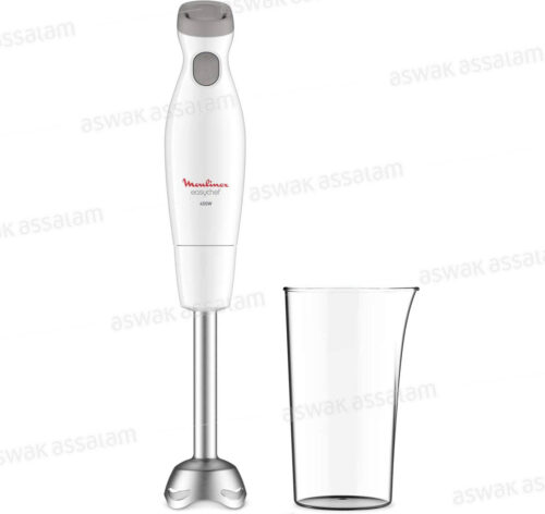 MIXEUR PLONGEANT 450W INOX BLANC DD451110 MOULINEX