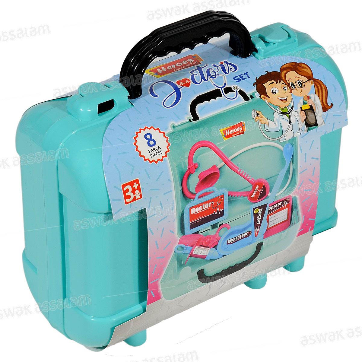 MALETTE DOCTEUR 8 PIECES 22*20*10CM