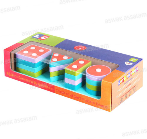 PUZZLE EN FORME GEOMETRIQUE POUR ENFANT
