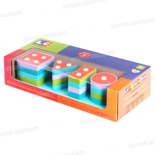 PUZZLE EN FORME GEOMETRIQUE POUR ENFANT