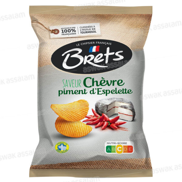 CHIPS SAVEUR CHEVRE PIMENT D'ESPELETTE 125G BRETS