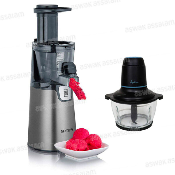 EXTRACTEUR DE JUS 1L 1500W ES3571 + MINI HACHOIR BOL EN VERRE 1,5L 400W JEPC1251 SEVERIN