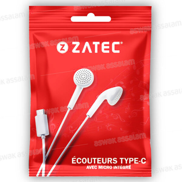 ECOUTEURS FILAIRES AVEC CONNECTEUR TYPE-C JOY118 ZATEC