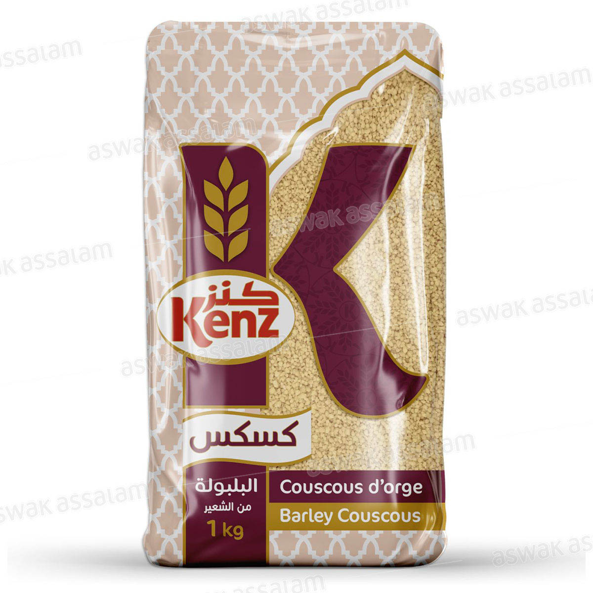 COUSCOUS BELBOULA AU BLE D'ORGE 1KG KENZ
