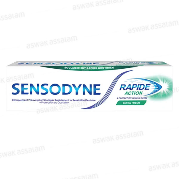 DENTIFRICE RAPIDE ACTION EXTRA FRESH 75ML SENSODYNE 