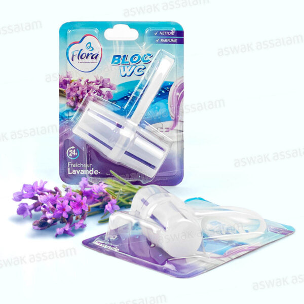 BLOC WC FRAICHEUR LAVANDE 40G FLORA