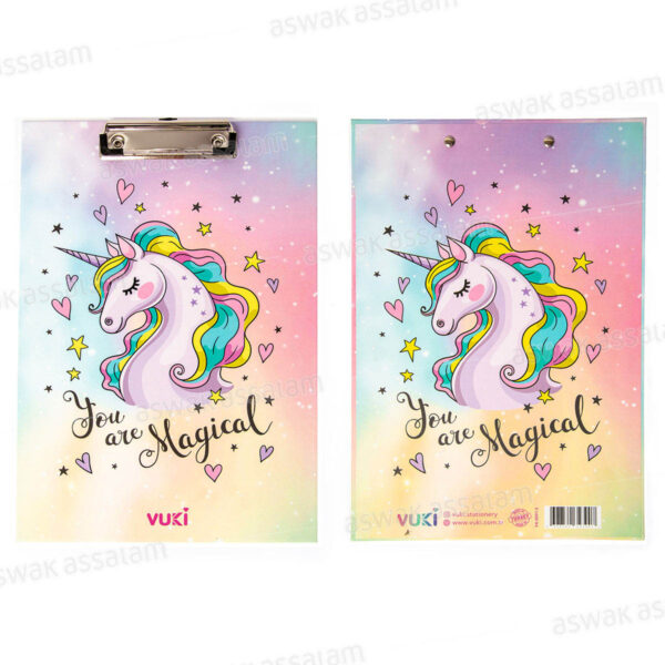 PRESSE-PAPIERS MOTIF LICORNE 32*21,5*1,5CM VUKI