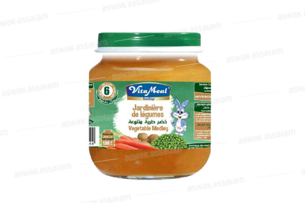 COMPOTE JARDINIERE DE LEGUMES 130G VITAMEAL