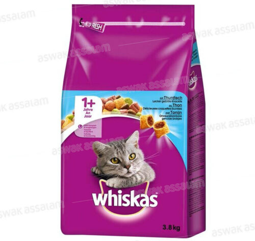 CROQUETTES POUR CHAT ADULTE AU THON 3,8KG WHISKAS