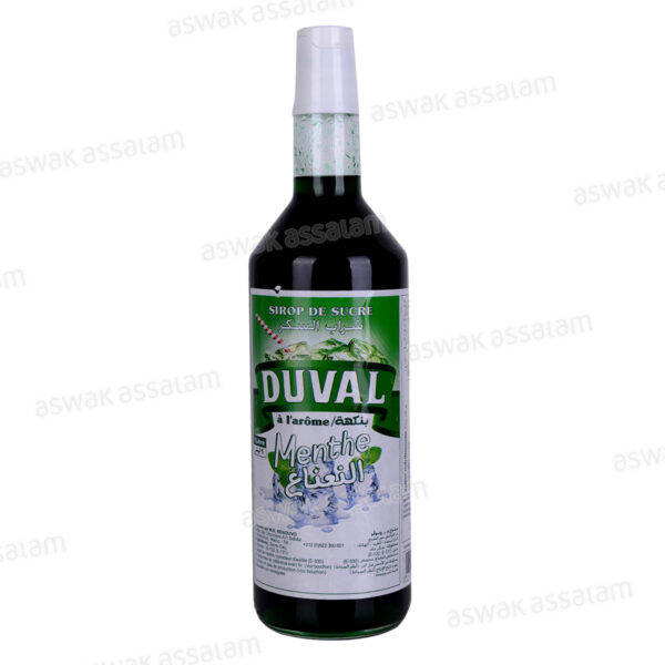 SIROP DE SUCRE AROME MENTHE 1L DUVAL