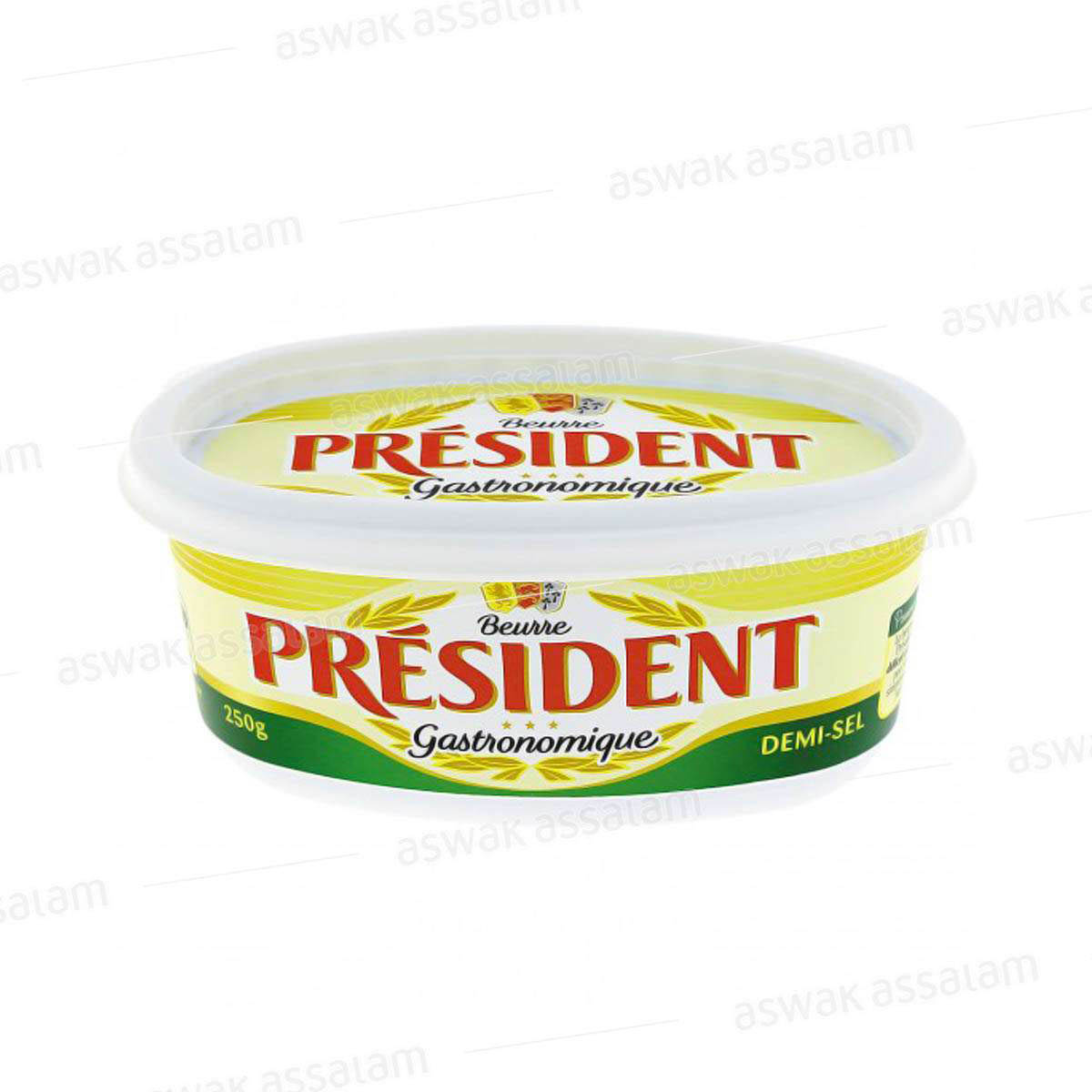 LE BEURRIER DEMI SEL 250G PRESIDENT