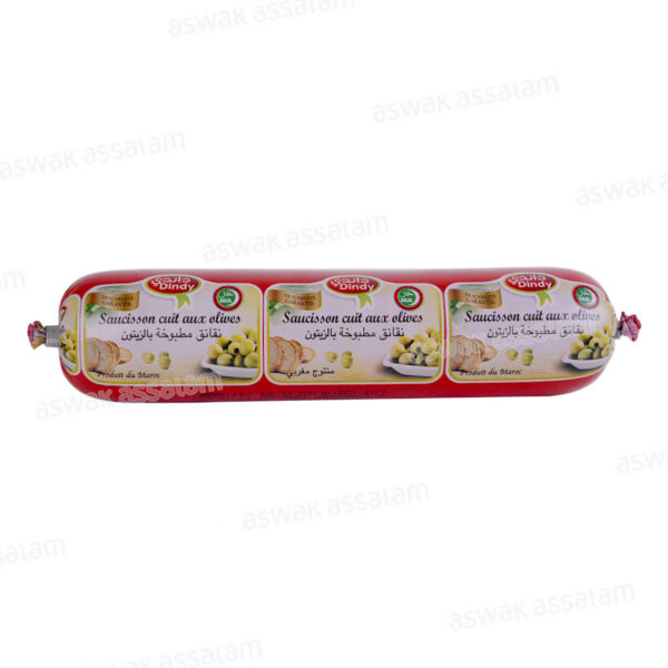 SAUCISSON AUX OLIVES 380G DINDY