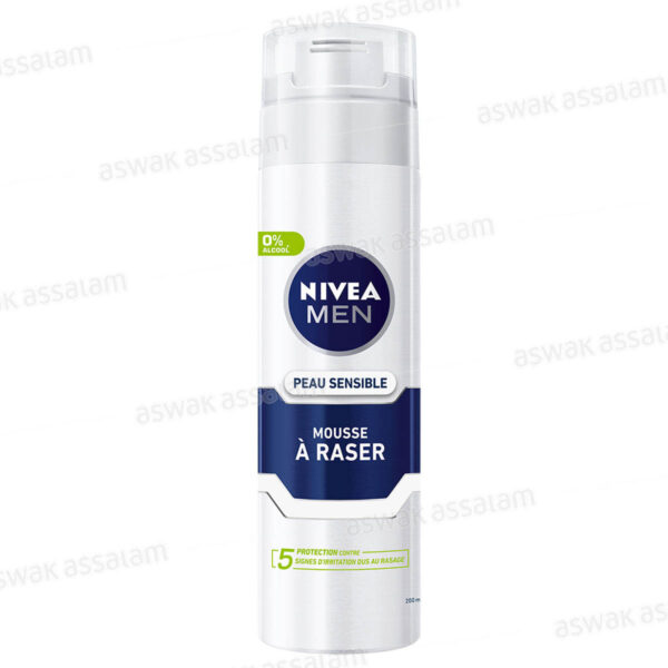 MOUSSE A RASER PEAU SENSIBLE 200ML NIVEA