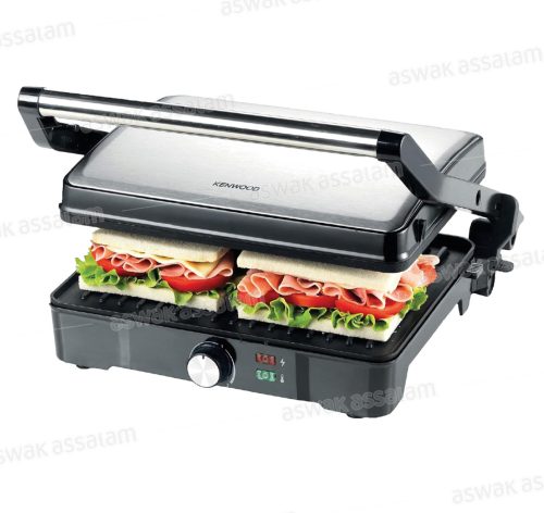 GRILL PANINI 4 TRANCHES 2000W HGM31.000SI  KENWOOD 