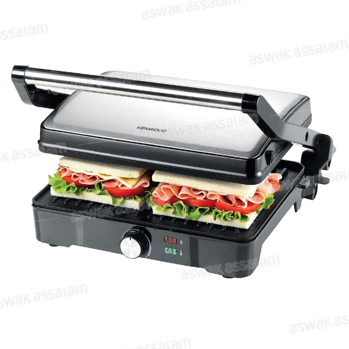GRILL PANINI 4 TRANCHES 2000W HGM31.000SI  KENWOOD 