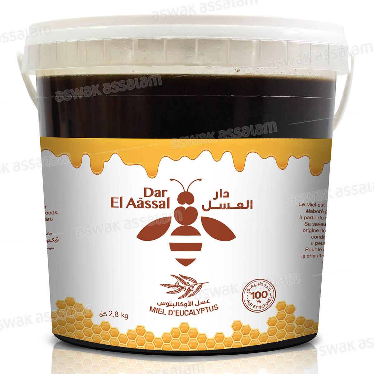 MIEL D'EUCALYPTUS 2,8KG DAR EL AASSAL