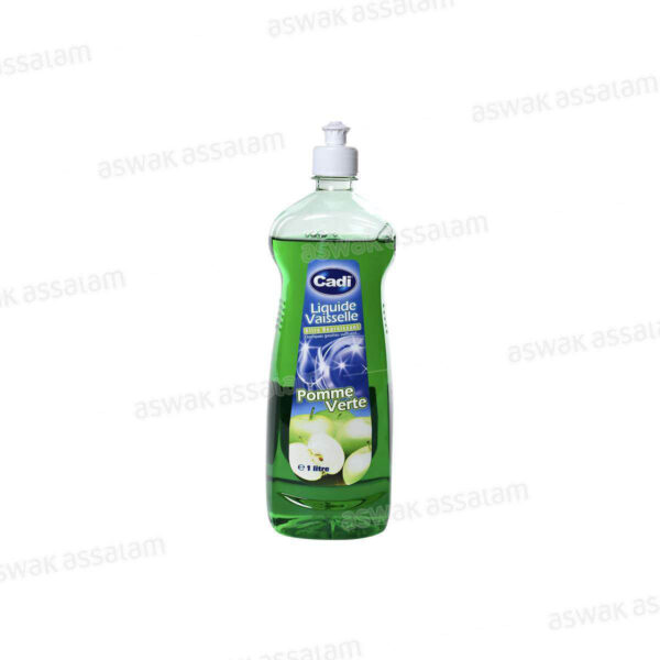 LIQUIDE VAISSELLE CONCENTRE POMME VERTE 1L CADI