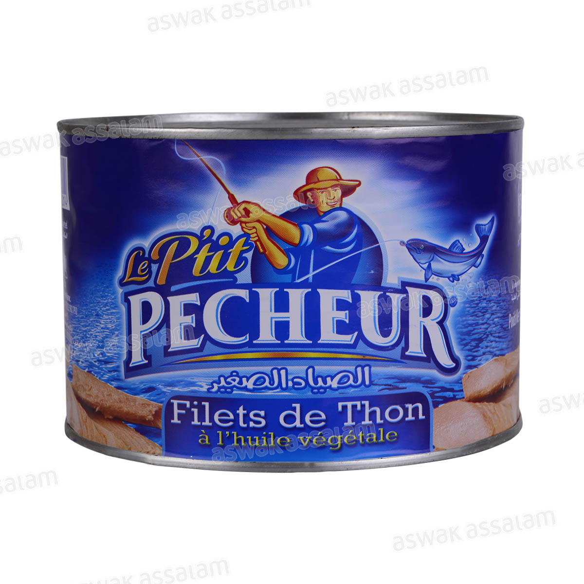 FILETS DE THON A L'HUILE VEGETALE 1,7KG LE P'TIT PECHEUR