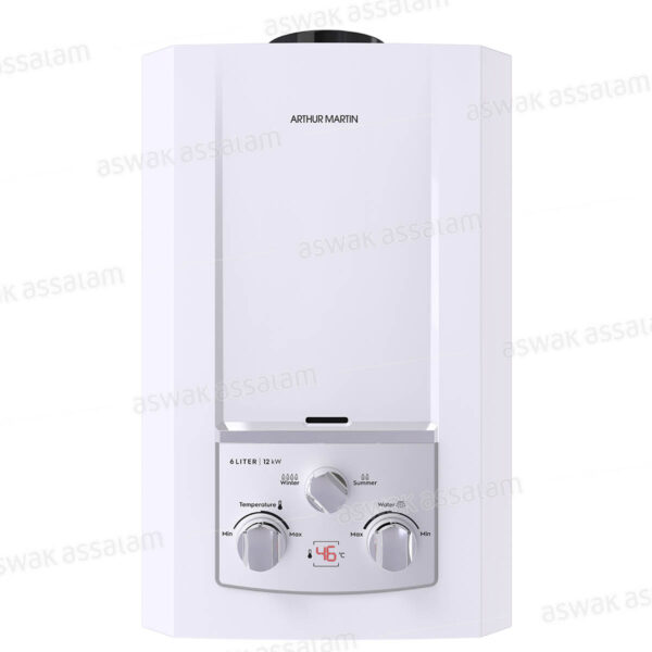CHAUFFE-EAU A GAZ 6L MYG06113WL ARTHUR MARTIN