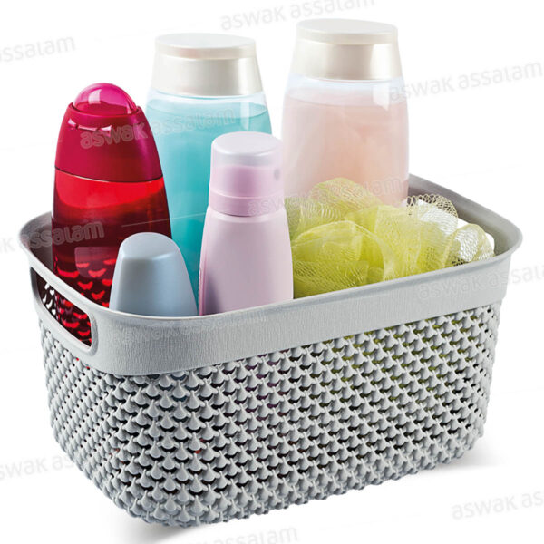 PANIER DE RANGEMENT RECTANGULAIRE 3,3L MOTIF GOUTTE D'EAU