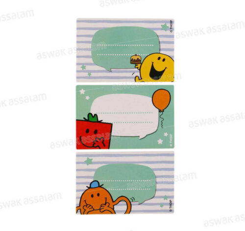 ETIQUETTE CADEAU ANNIVERSAIRE 6 UNITES POUR GARCON COLLECTION MONSIEUR MADAME