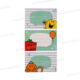 ETIQUETTE CADEAU ANNIVERSAIRE 6 UNITES POUR GARCON COLLECTION MONSIEUR MADAME