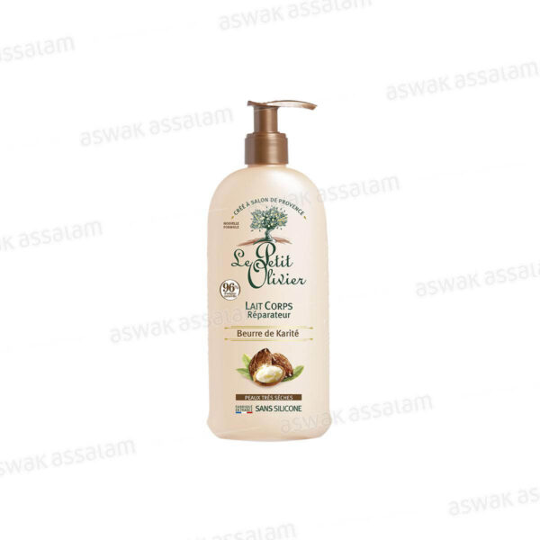 LAIT CORPS REPARATEUR BEURRE DE KARITE 250ML LE PETIT OLIVIER
