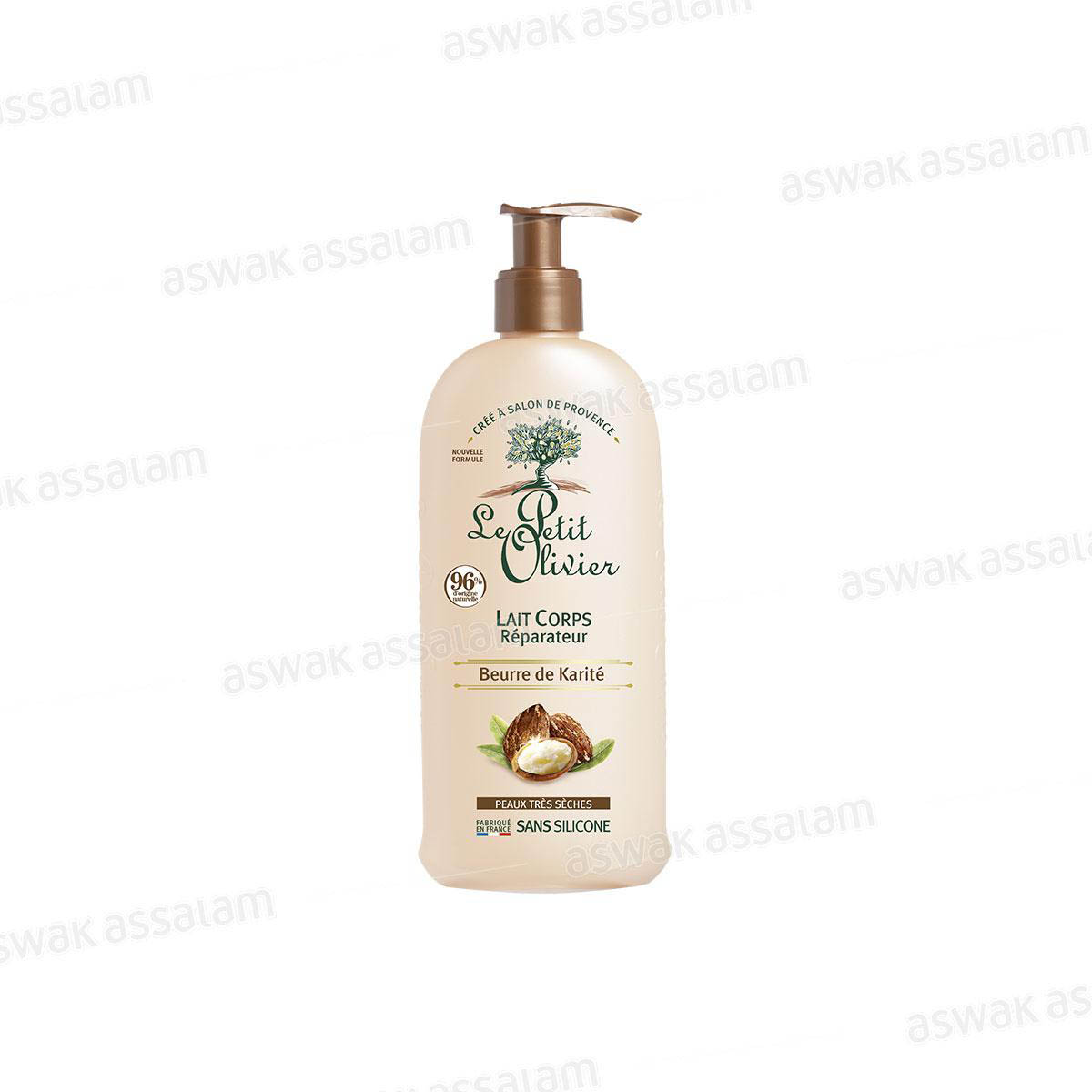 LAIT CORPS REPARATEUR BEURRE DE KARITE 250ML LE PETIT OLIVIER
