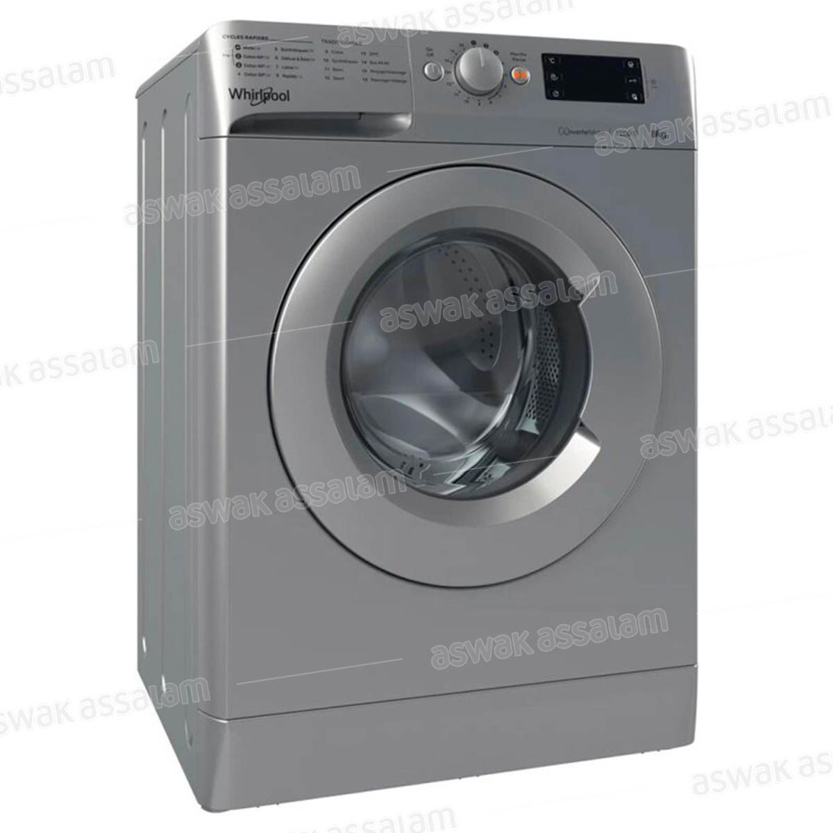 MACHINE A LAVER 8KG SILVER WMTE 8123 S NA WHIRLPOOL