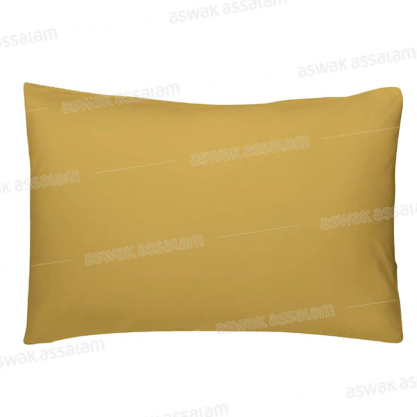 TAIE D'OREILLER COTONELLE 70*50CM MOUTARDE RICHBOND