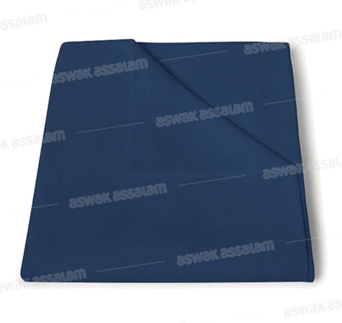 DRAP PLAT COTONELLE 180*270CM BLEU MARINE RICHBOND