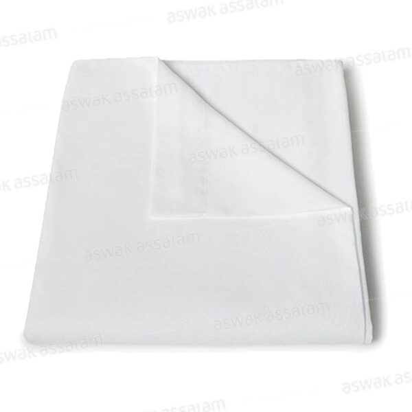 DRAP PLAT COTONELLE 180*270CM BLANC RICHBOND