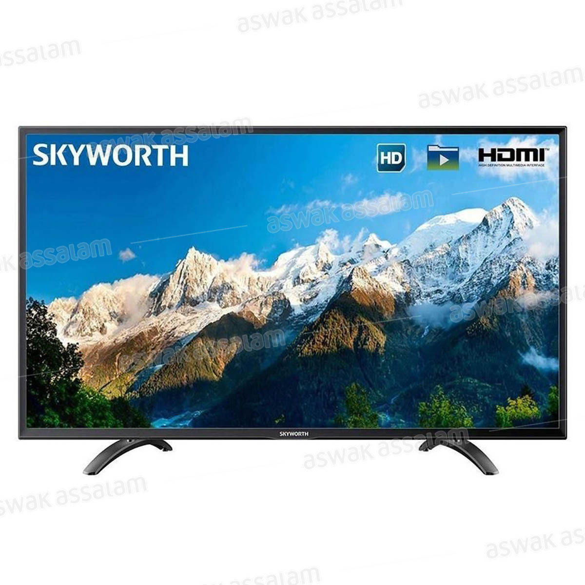 TV LED 39 POUCES 39TC2100 SKYWORTH (RECEPTEUR + SUPPORT GRATUITS)
