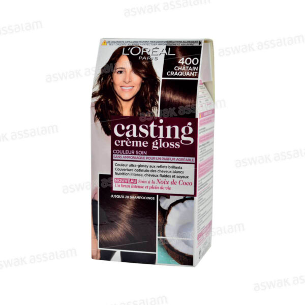 COLORATION CREME GLOSS CHATAIN CLAIR 500 CASTING L'OREAL