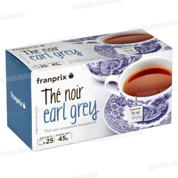 THE NOIR EARL GREY 25 SACHETS FRANPRIX