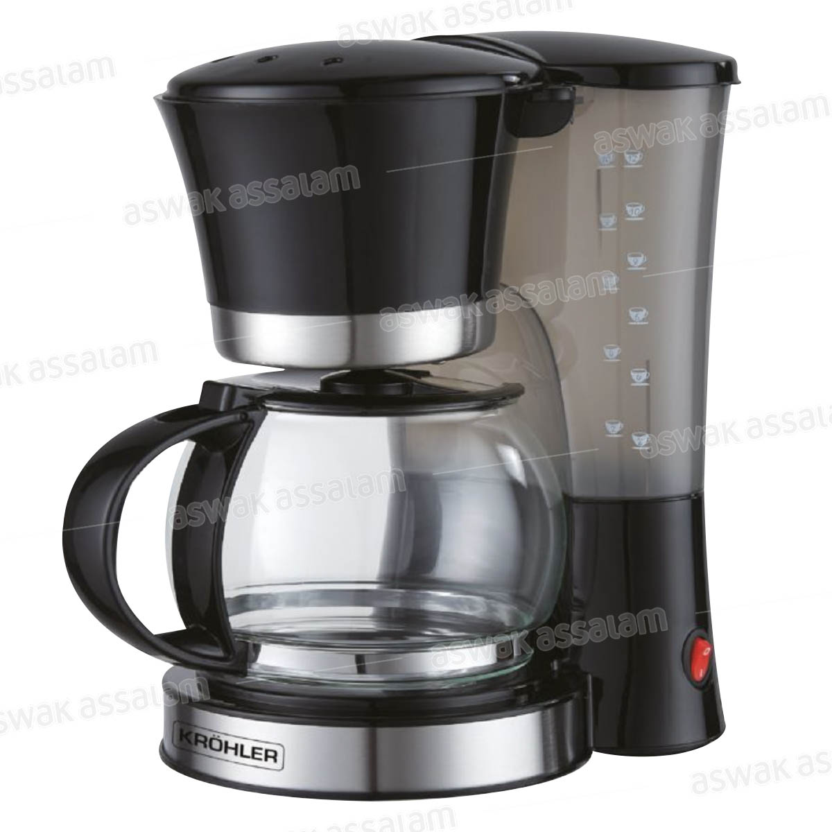 CAFETIERE 12 TASSES 800W PECM-123 KROHLER
