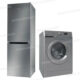 PACK REFRIGERATEUR COMBINE 295L A+ INOX WNF 711EX + MACHINE A LAVER 7KG A+++  SILVER WMTA 7122 S NA WHIRLPOOL