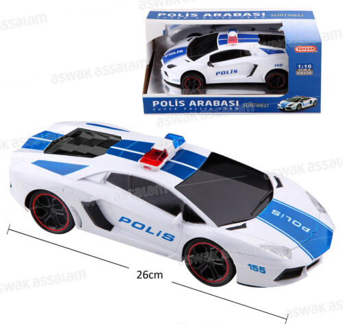 VOITURE DE POLICE A FRICTION