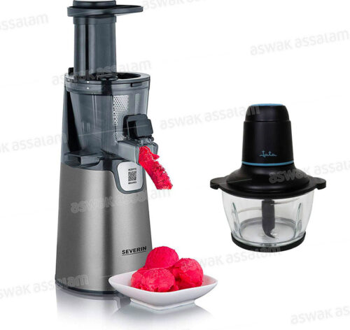 EXTRACTEUR DE JUS 1L 1500W ES3571 + MINI HACHOIR BOL EN VERRE 1,5L 400W JEPC1251 SEVERIN