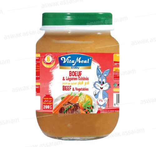 COMPOTE BOEUF ET LEGUMES 200G VITAMEAL