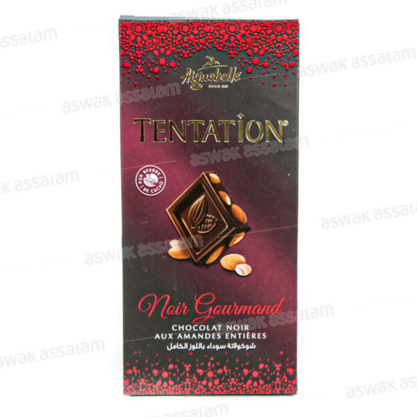 CHOCOLAT NOIR GOURMAND AMANDE 150G TENTATION