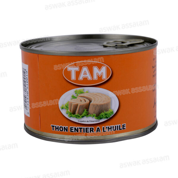 THON A L'HUILE VEGETALE 400G TAM