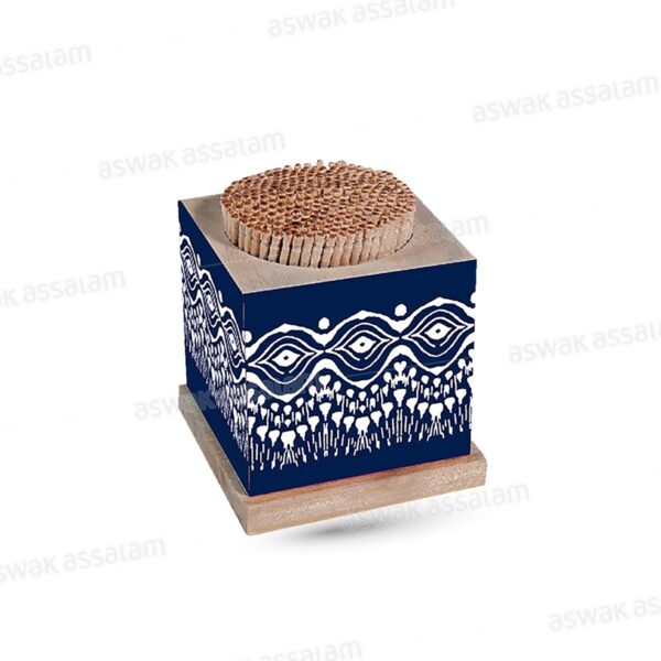 PIQUES APERITIF AVEC SUPPORT BLEU MARINE COSY LIFE
