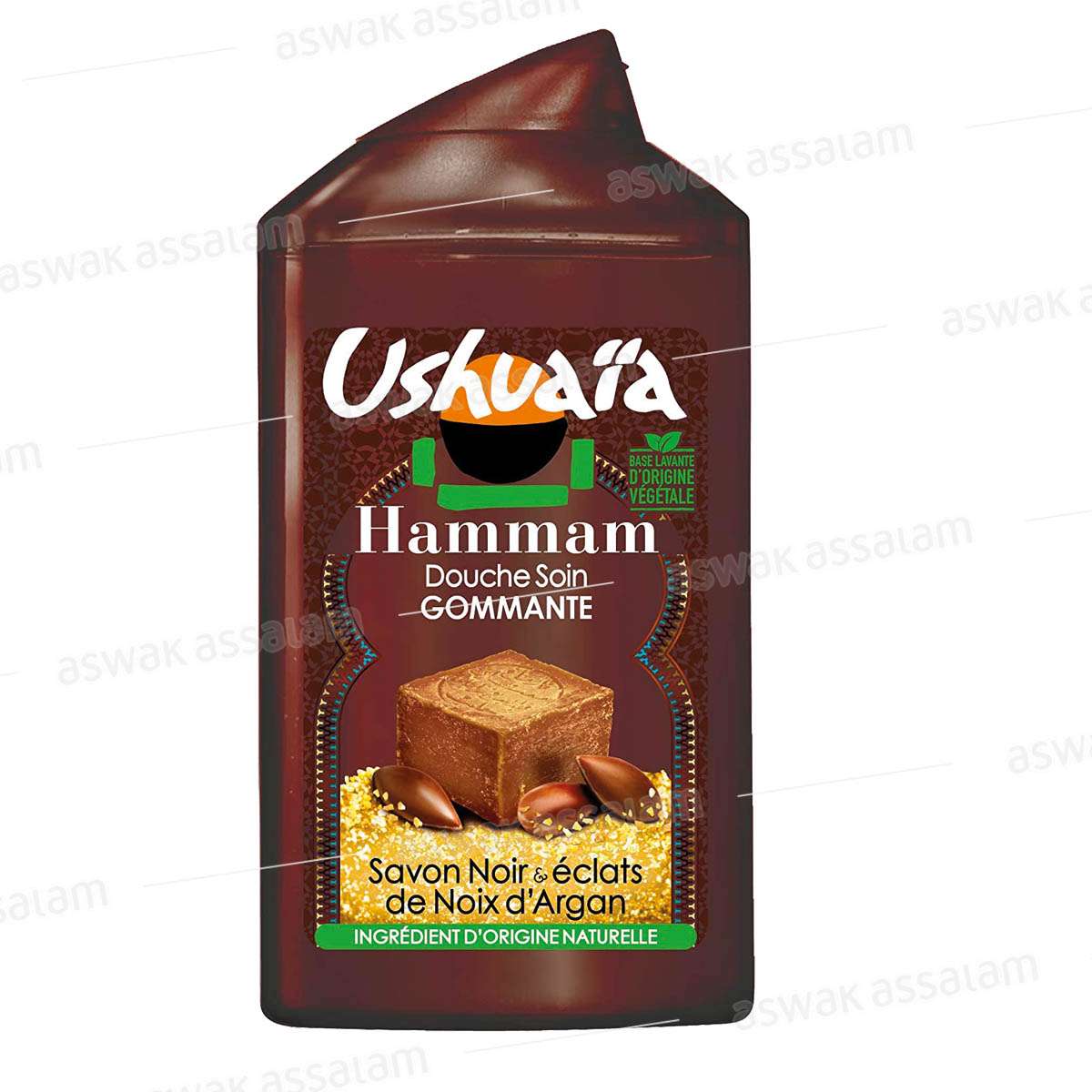 GEL DOUCHE SAVON NOIR & ARGAN 250ML USHUAIA