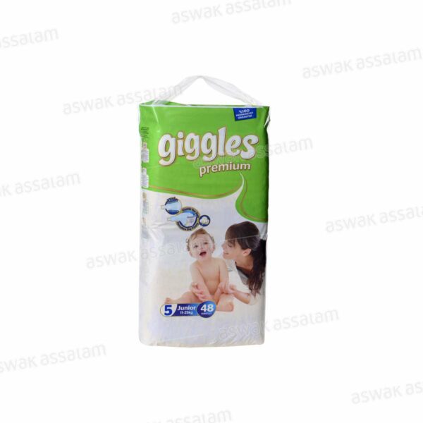 COUCHES BEBE PREMIUM JUNIOR JUMBO PACK 48 UNITES GIGGLES