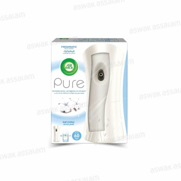 DIFFUSEUR FRESH MATIC SOFT COTTON 250ML AIR WICK
