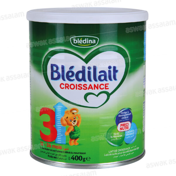 LAIT DE CROISSANCE EN POUDRE BLEDILAIT 400G BLEDINA