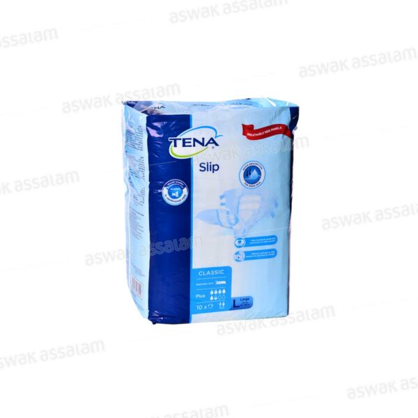 COUCHES SLIP LARGE POUR ADULTE 10 UNITES TENA