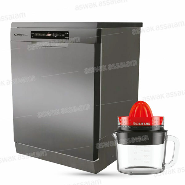 LAVE-VAISSELLE 16 COUVERTS INOX CDP 3T62DFX CANDY (PRESSES-AGRUMES GRATUIT)